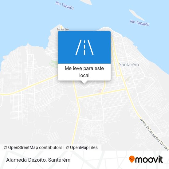 Alameda Dezoito mapa
