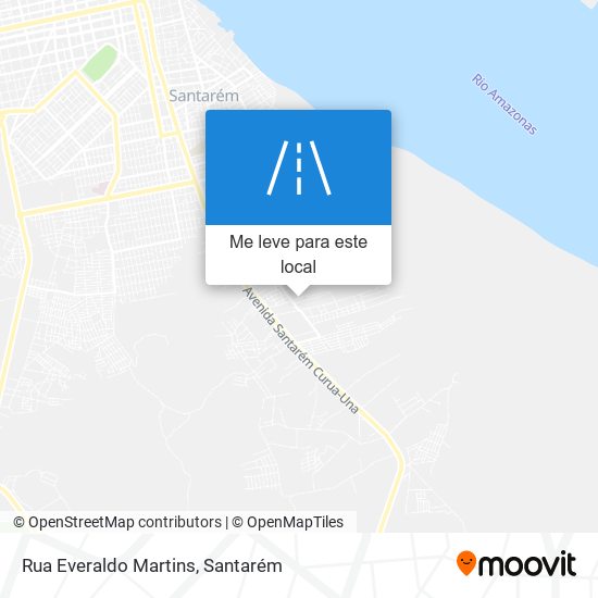Rua Everaldo Martins mapa