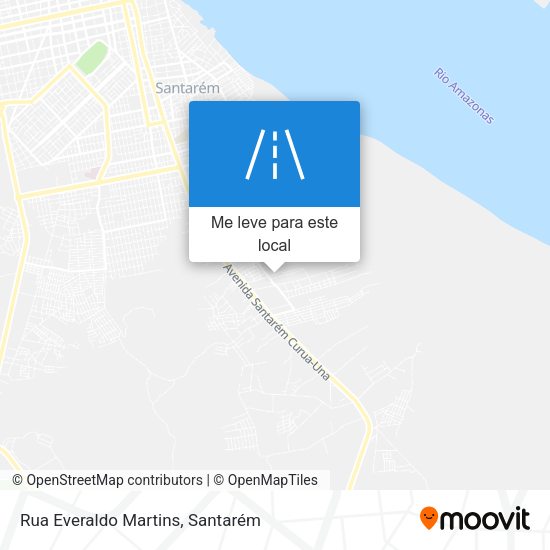 Rua Everaldo Martins mapa