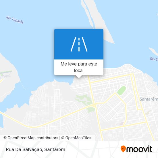 Rua Da Salvação mapa