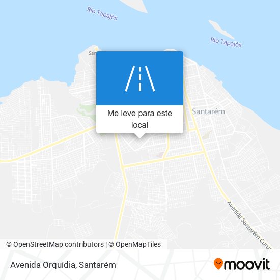 Avenida Orquídia mapa