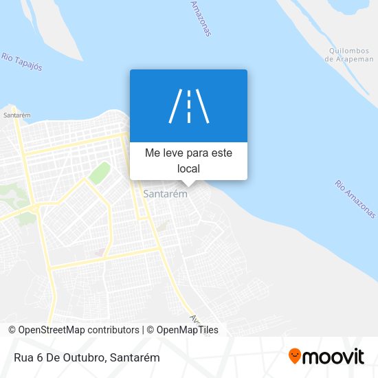 Rua 6 De Outubro mapa