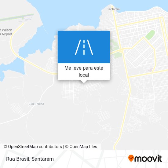 Rua Brasil mapa