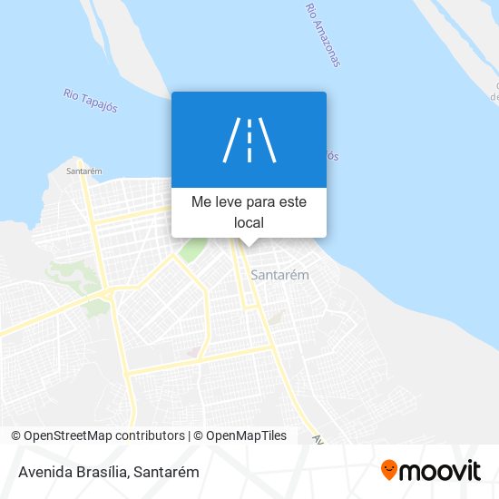 Avenida Brasília mapa