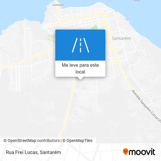 Rua Frei Lucas mapa