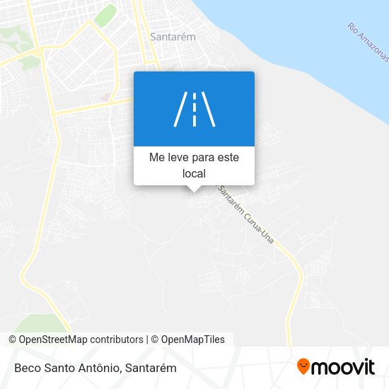 Beco Santo Antônio mapa