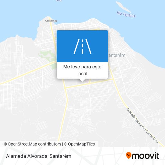 Alameda Alvorada mapa