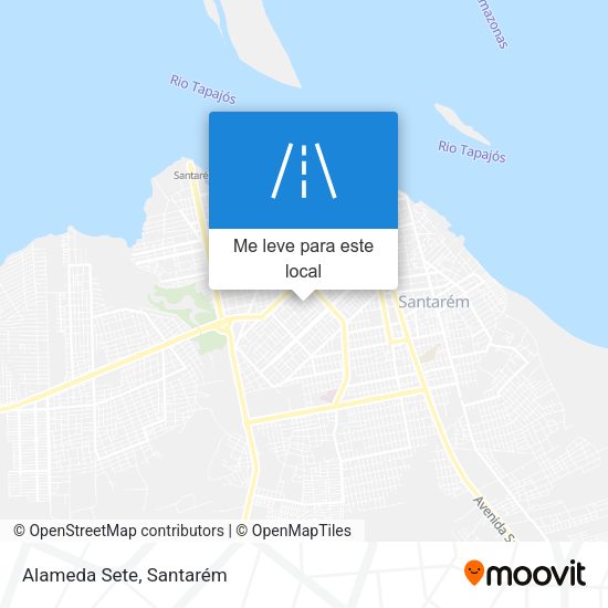Alameda Sete mapa
