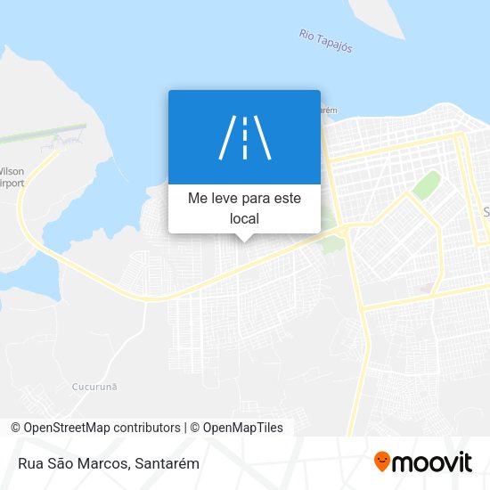 Rua São Marcos mapa