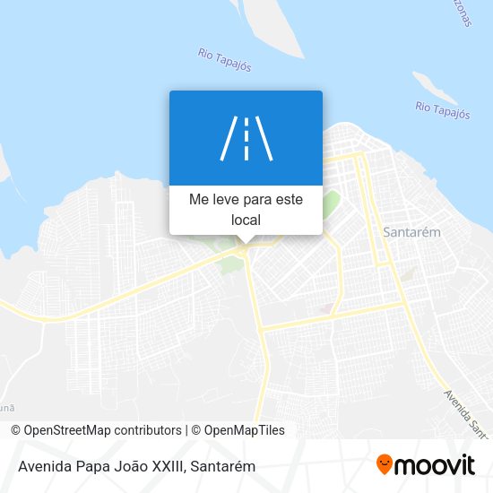 Avenida Papa João XXIII mapa