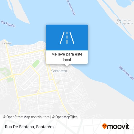 Rua De Santana mapa