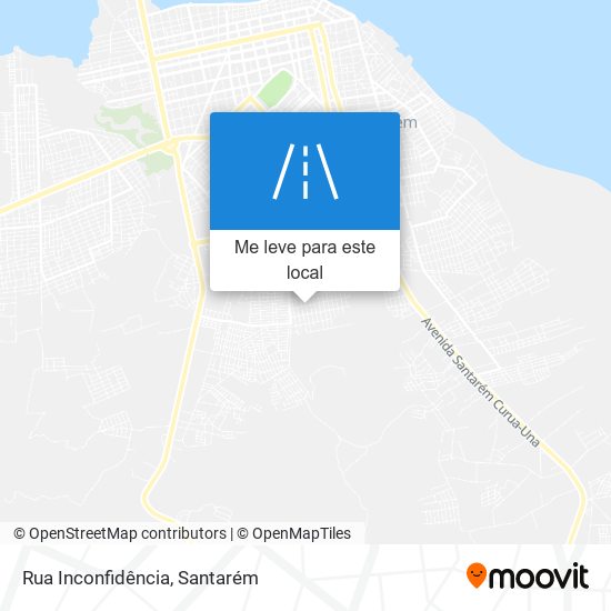 Rua Inconfidência mapa