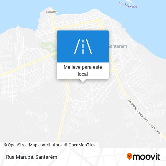Rua Marupá mapa