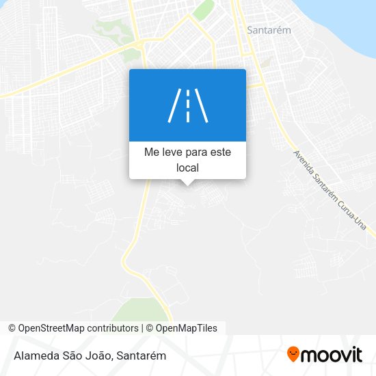 Alameda São João mapa