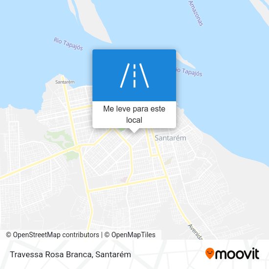 Travessa Rosa Branca mapa
