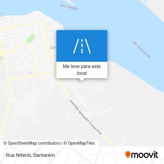 Rua Niterói mapa