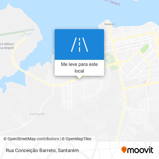 Rua Conceição Barreto mapa