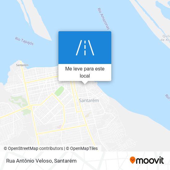 Rua Antônio Veloso mapa