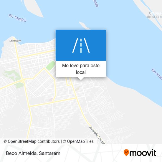 Beco Almeida mapa
