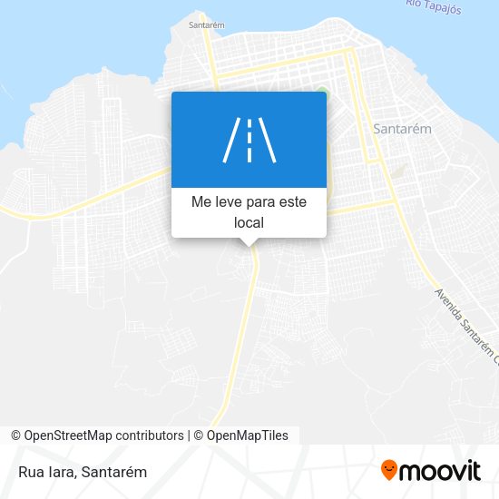 Rua Iara mapa