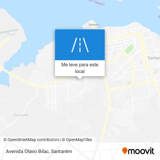 Avenida Olavo Bilac mapa