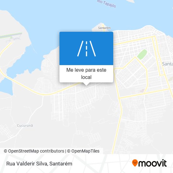 Rua Valderir Silva mapa