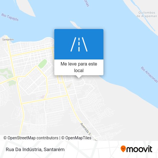 Rua Da Indústria mapa