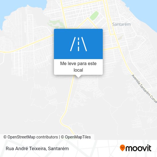 Rua André Teixeira mapa