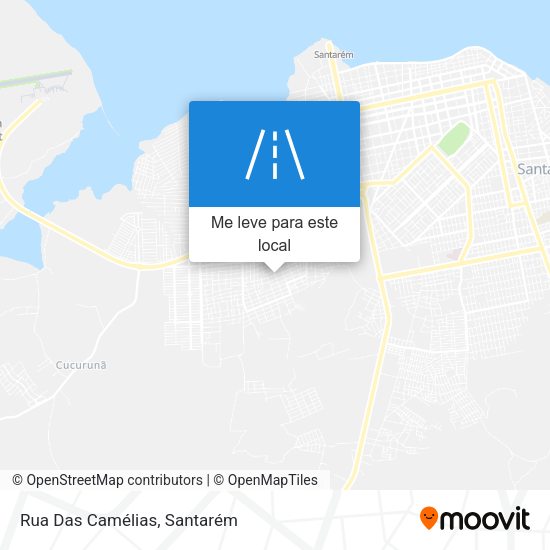 Rua Das Camélias mapa