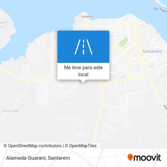 Alameda Guaraní mapa