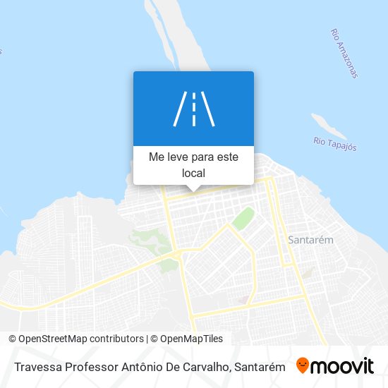 Travessa Professor Antônio De Carvalho mapa
