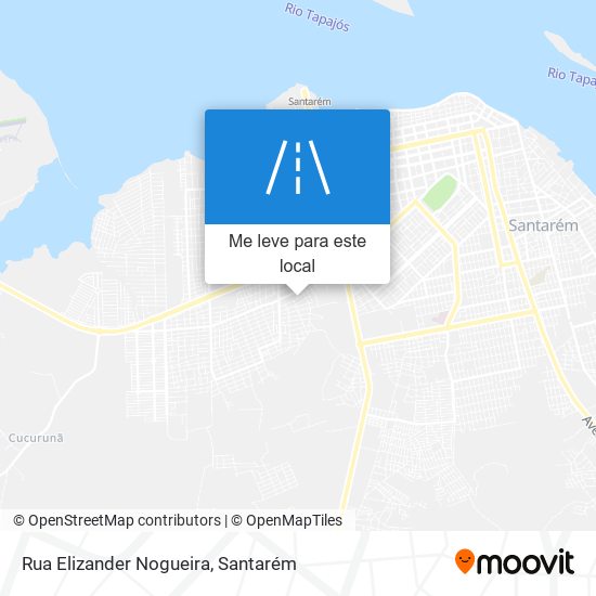 Rua Elizander Nogueira mapa