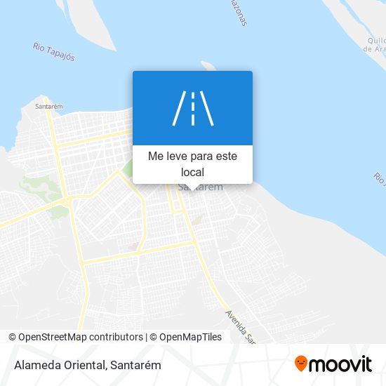 Alameda Oriental mapa