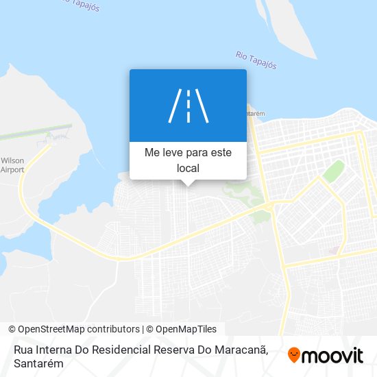 Rua Interna Do Residencial Reserva Do Maracanã mapa