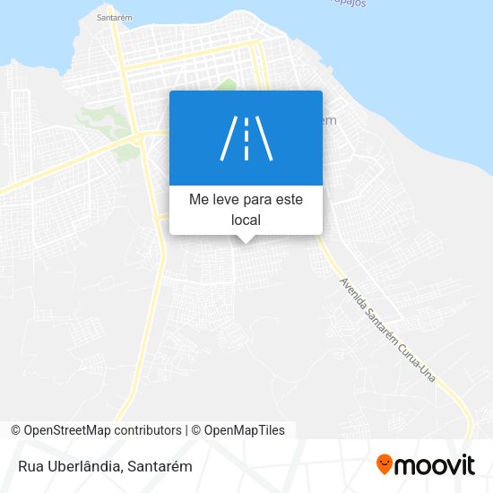 Rua Uberlândia mapa