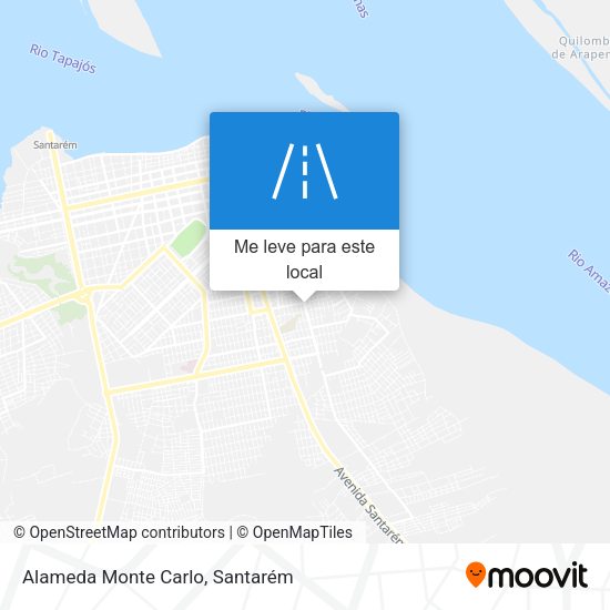 Alameda Monte Carlo mapa
