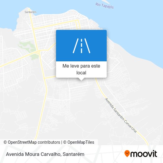 Avenida Moura Carvalho mapa