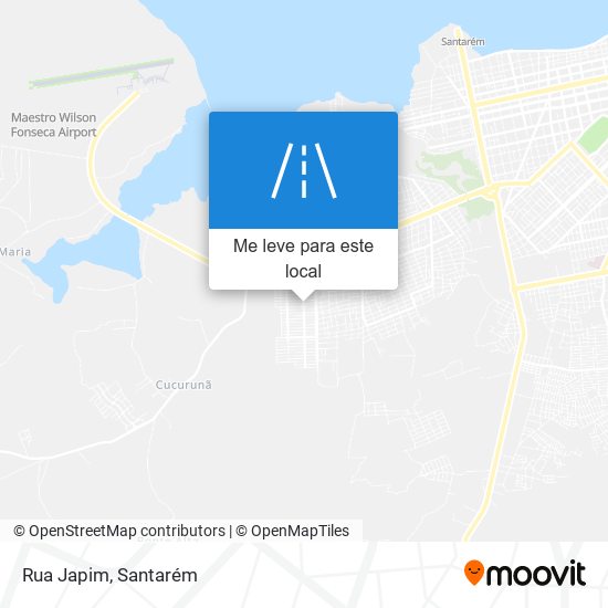 Rua Japim mapa