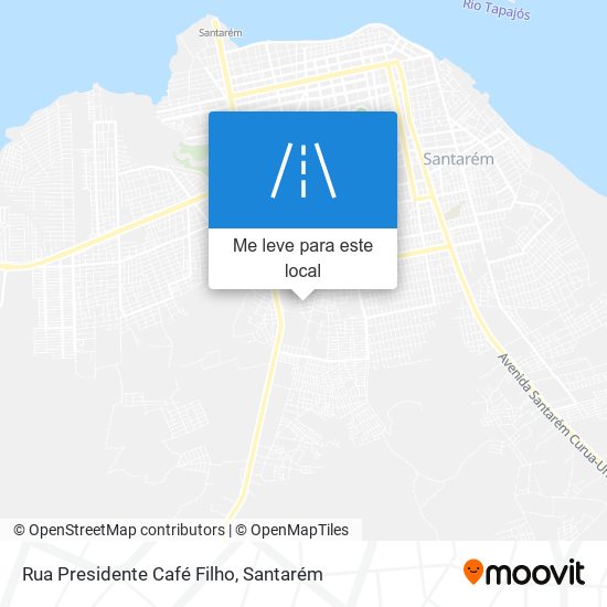 Rua Presidente Café Filho mapa