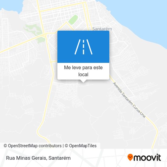 Rua Minas Gerais mapa