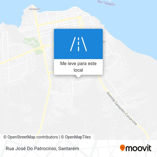 Rua José Do Patrocínio mapa