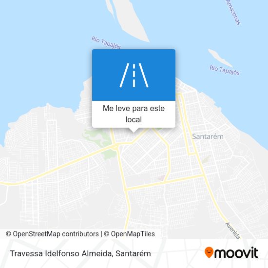Travessa Idelfonso Almeida mapa