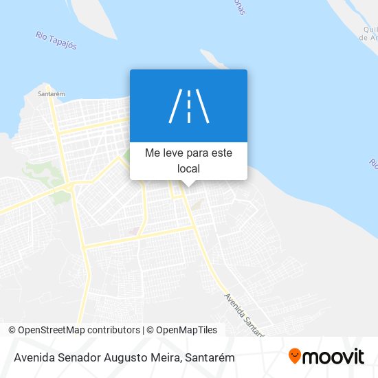 Avenida Senador Augusto Meira mapa