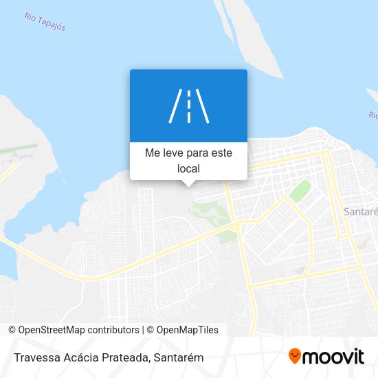 Travessa Acácia Prateada mapa