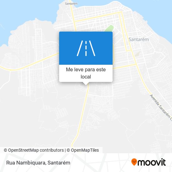 Rua Nambiquara mapa