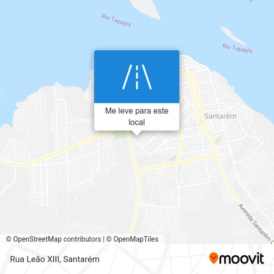Rua Leão XIII mapa