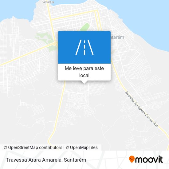 Travessa Arara Amarela mapa