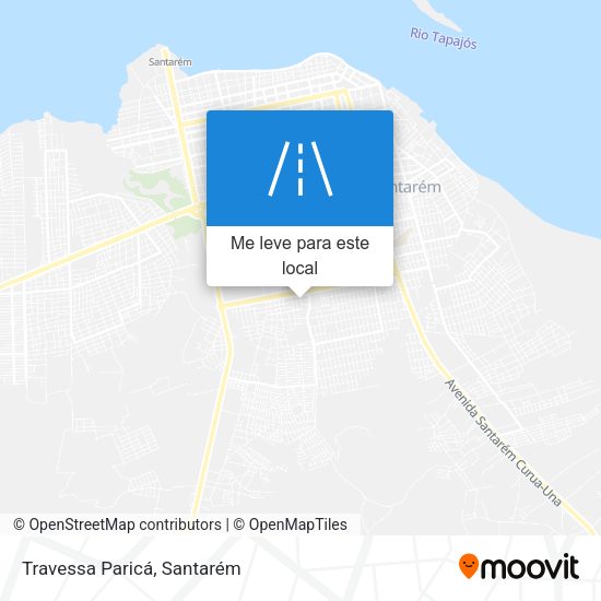 Travessa Paricá mapa