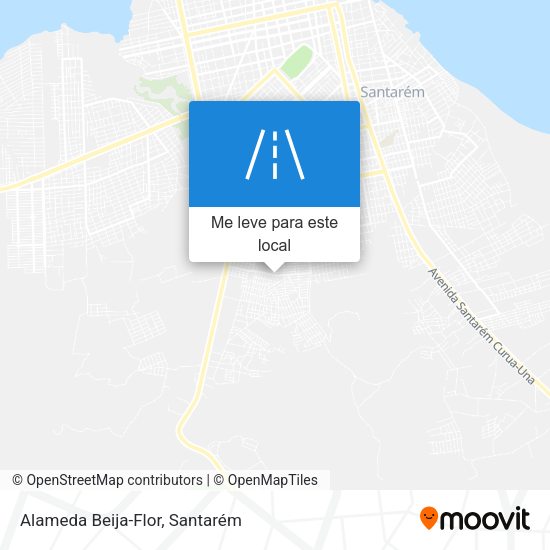 Alameda Beija-Flor mapa