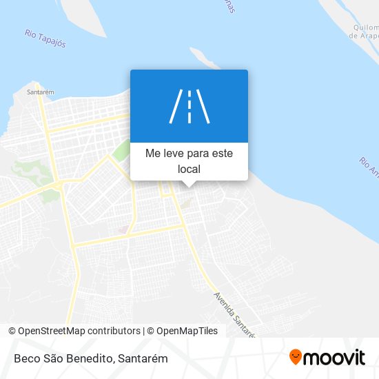 Beco São Benedito mapa